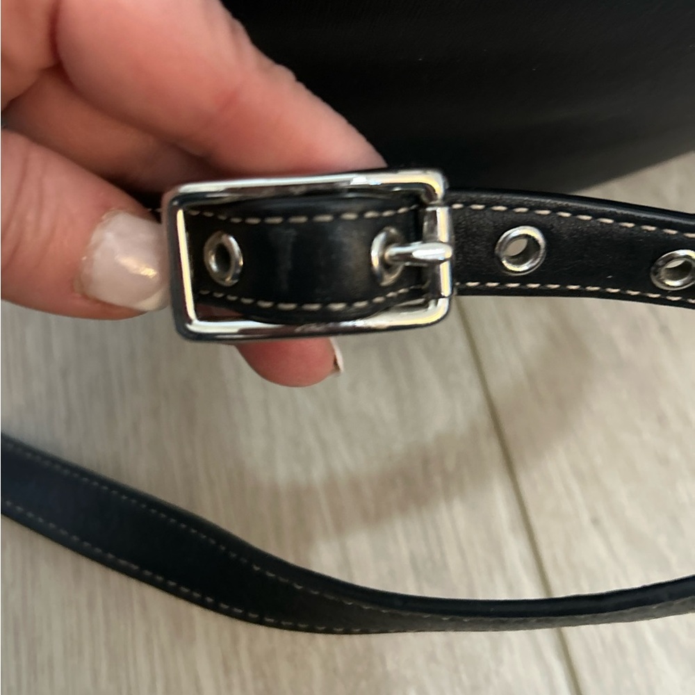 Coach Black Leather Mini-Backpack - image 8